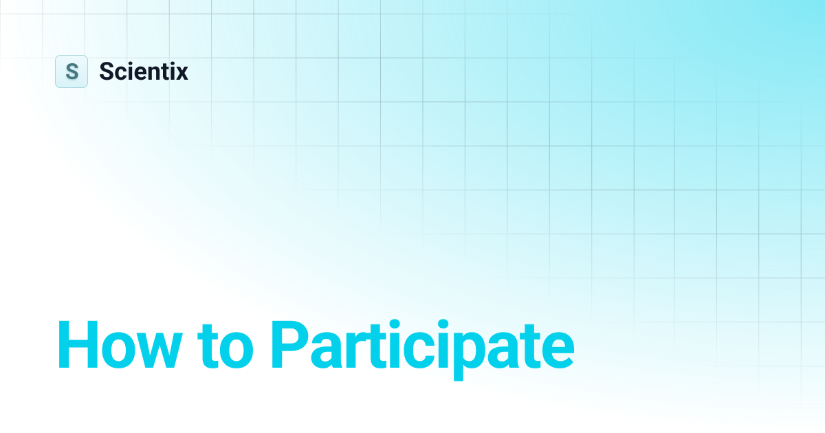 How to Participate | Scientix
